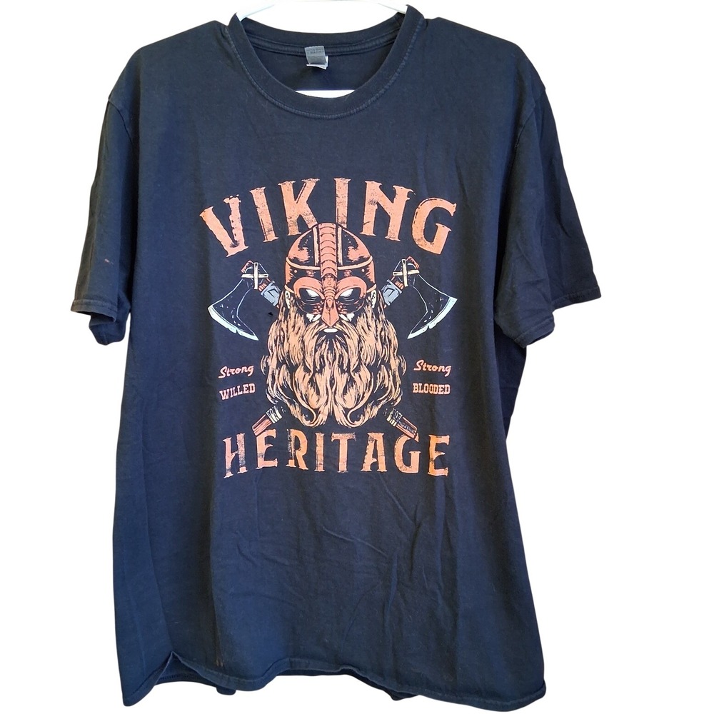 Vikiing Heritage SS Graphic Tee XL Faded Thrashed